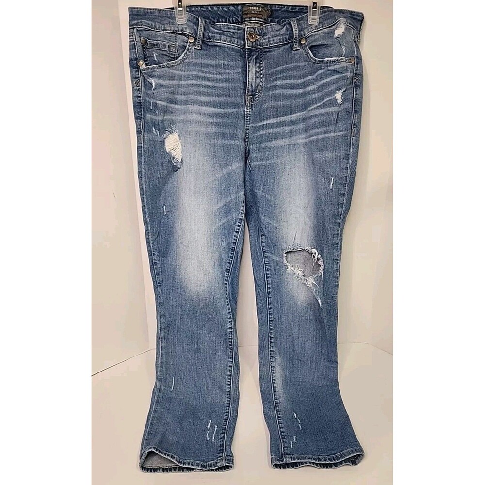 Torrid Boyfriend Straight Vintage Stretch Mid-Rise Jean Size 16T
